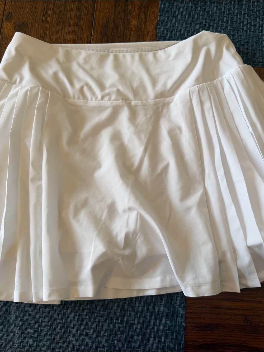 Calia White Pleated Tennis Skirt